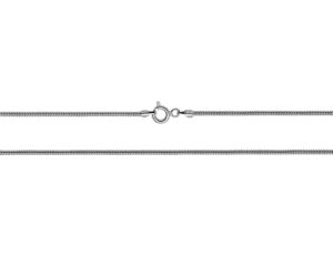 Łańcuszek srebrny Snake 60 cm