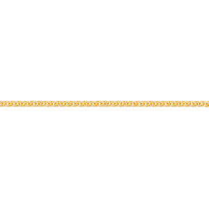 Łańcuszek z białego złota Lisi ogon 45 cm