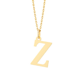 Zawieszka złota litera Z – 2 cm