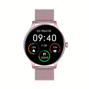 Smartwatch Garett Classy różowy stalowy