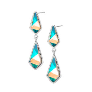 Kolczyki srebrne z cyrkoniami – kolekcja Secretly