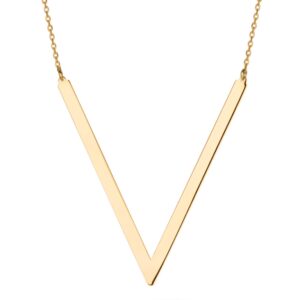 Naszyjnik srebrny pozłacany geometryczny