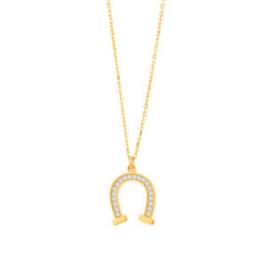 Naszyjnik złoty podkowa