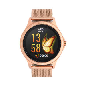 Smartwatch Garett Sport Factory RT złoty, stalowy