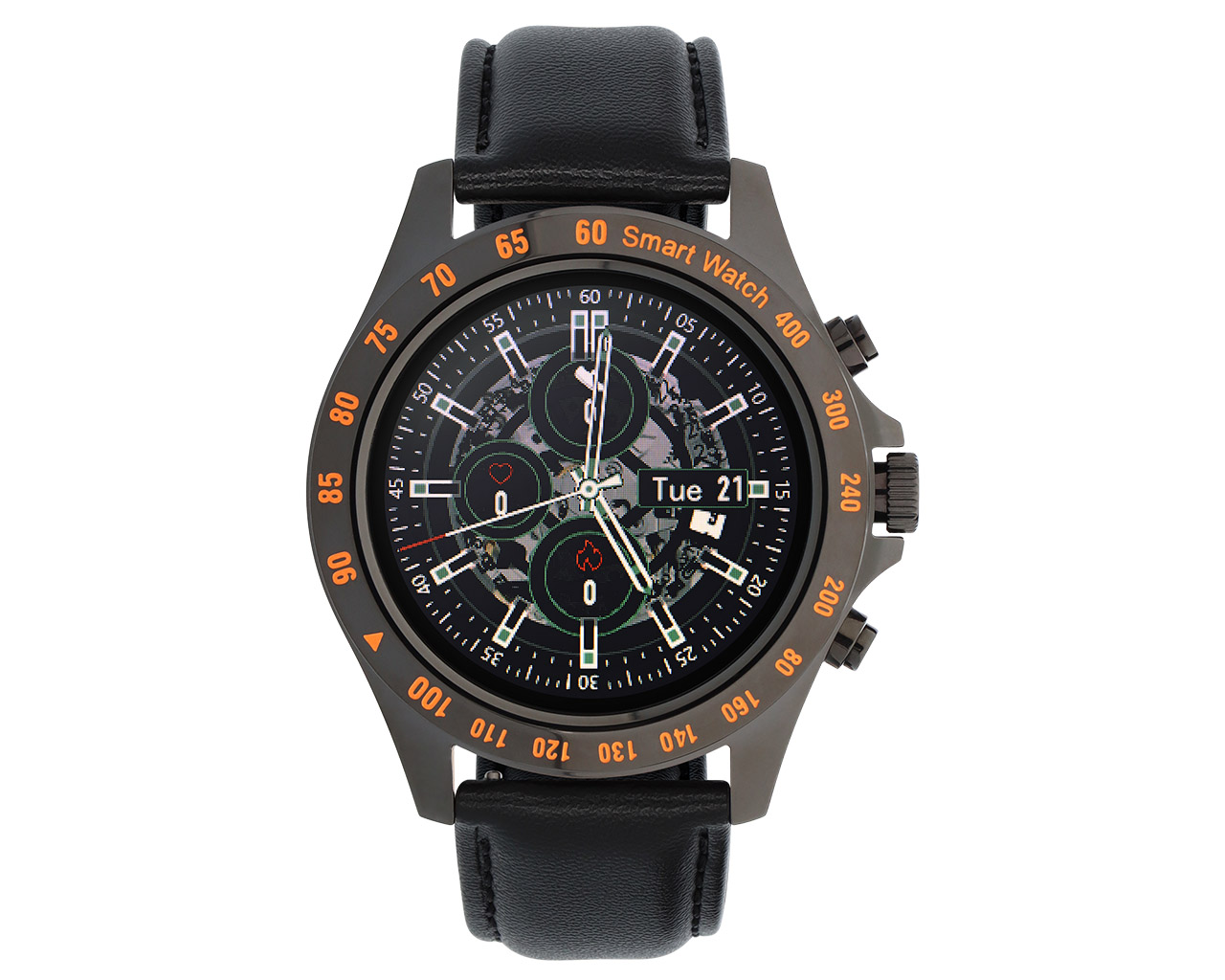 Smartwatch Garett V8 RT czarny, skórzany Smartwatch Garett V8 RT czarny, skórzany