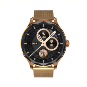 Smartwatch Garett Viva złoty stalowy