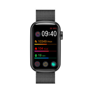 Smartwatch Garett Wave RT czarny stalowy