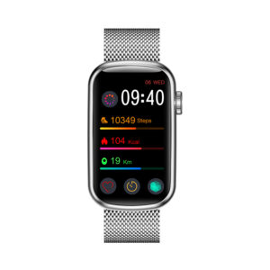 Smartwatch Garett Wave RT srebrny stalowy