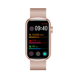 Smartwatch Garett Wave RT złoty stalowy