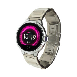 Smartwatch Garett Women Karen RT srebrny, stalowy