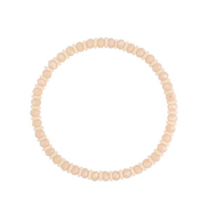 Bransoletka elastyczna brzoskwiniowe kryształy