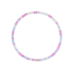 Bransoletka elastyczna z kolorowych kryształków