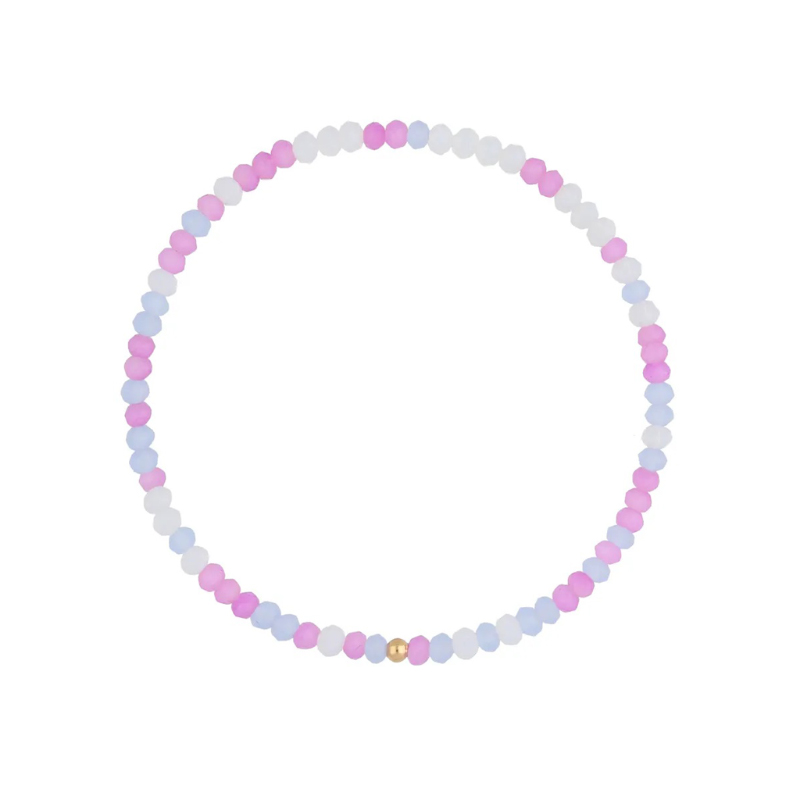 Bransoletka elastyczna z kolorowych kryształków Bransoletka elastyczna z kolorowych kryształków