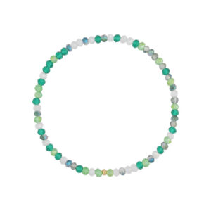 Bransoletka elastyczna z kolorowymi kryształkami