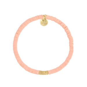 Bransoletka elastyczna z mosiądzu i modeliny