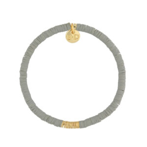 Bransoletka elastyczna z mosiądzu i modeliny