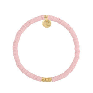 Bransoletka elastyczna z mosiądzu i modeliny