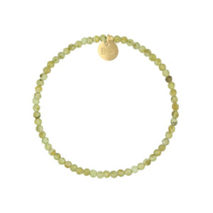 Bransoletka elastyczna z oliwinami