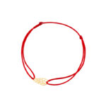 Bransoletka pozłacana skrzydło