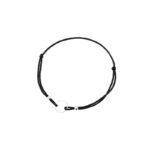 Bransoletka srebrna czarny sznurek