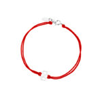 Bransoletka srebrna koniczynka