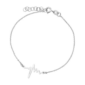 Bransoletka srebrna linia życia