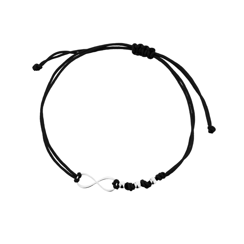 Bransoletka srebrna nieskończoność Bransoletka srebrna nieskończoność