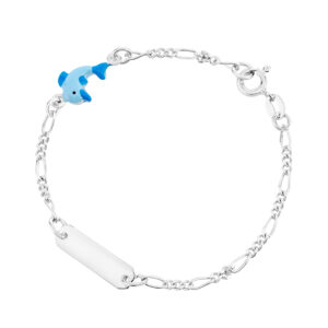 Bransoletka srebrna z emalią