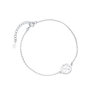 Bransoletka srebrna z koniczyną