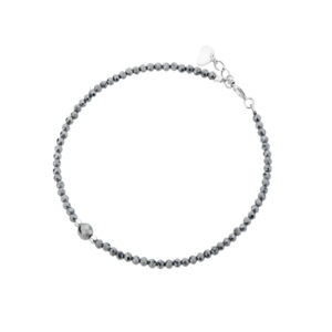 Bransoletka srebrna z krzemu