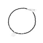 Bransoletka srebrna ze spineli