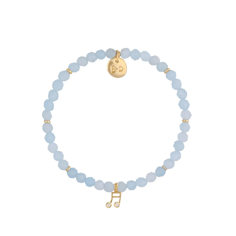 Bransoletka z akwamarynami Bransoletka z akwamarynami