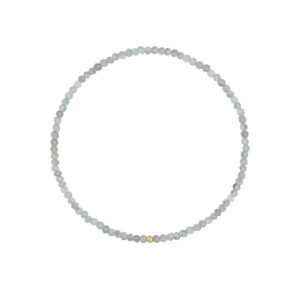 Bransoletka z akwamarynami