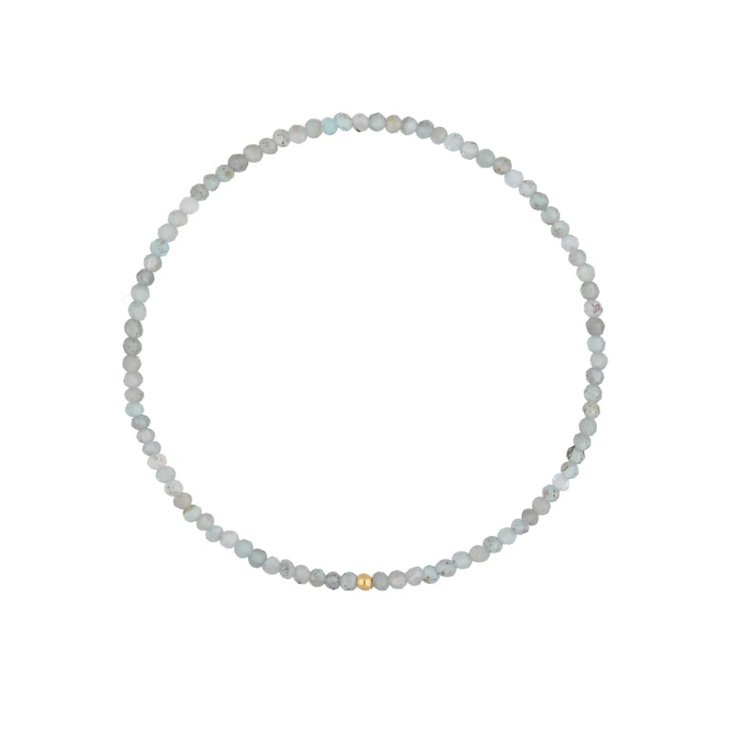 Bransoletka z akwamarynami Bransoletka z akwamarynami