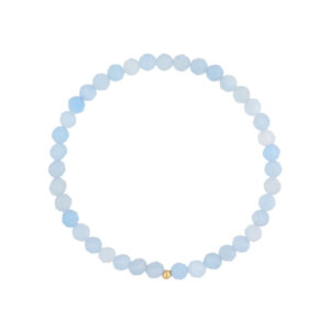 Bransoletka z akwamarynami