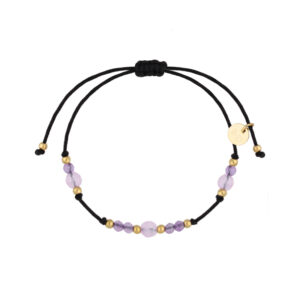 Bransoletka z ametystami