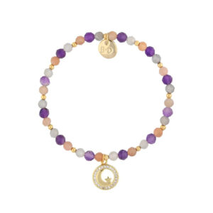 Bransoletka z ametystami