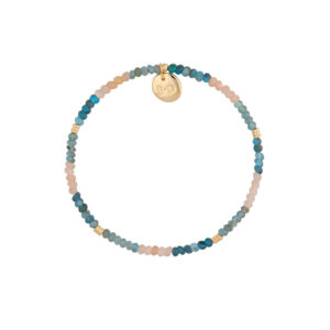 Bransoletka z apatytami i akwamarynami