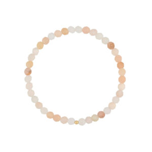 Bransoletka z awenturynami i mosiądzem