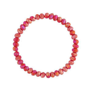 Bransoletka z bordowymi kryształami