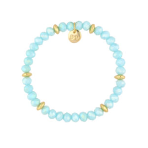 Bransoletka z fasetowanymi kryształami