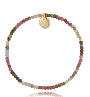 Bransoletka z jadeitami i rodonitami