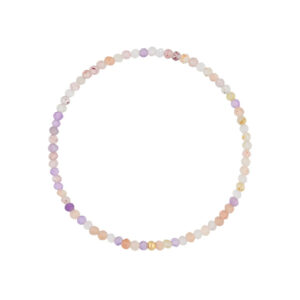 Bransoletka z kamieniami  kunzyt