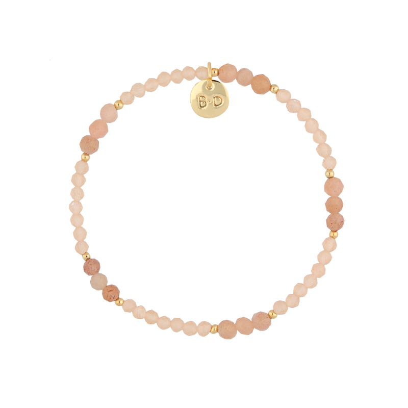 Bransoletka z kamieniami słonecznymi i kuleczkami Bransoletka z kamieniami słonecznymi i kuleczkami