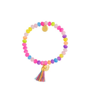 Bransoletka z kolorowymi koralikami