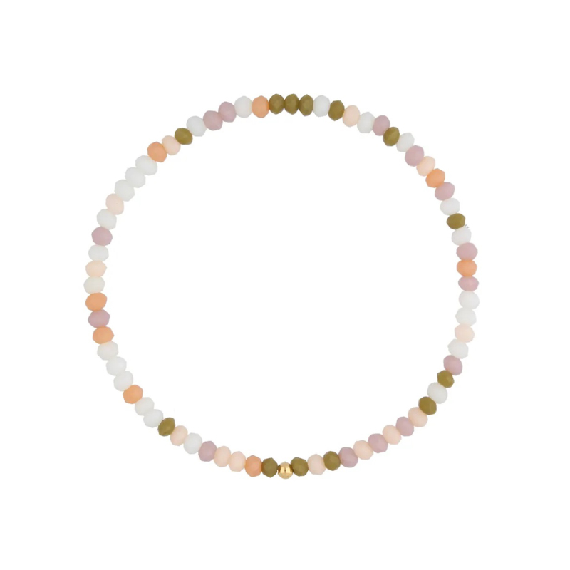 Bransoletka z kolorowymi kryształkami Bransoletka z kolorowymi kryształkami