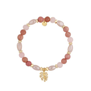 Bransoletka z kwarcami i jadeitami