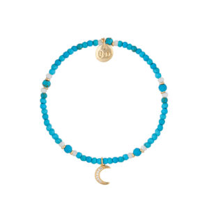 Bransoletka z magnezytami i księżycem