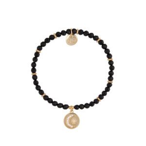 Bransoletka z mosiądzu i turmalinów