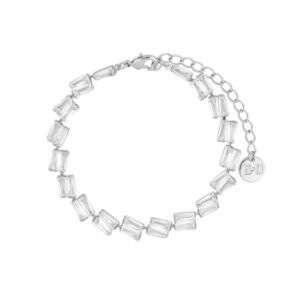 Bransoletka z mosiądzu z kryształami